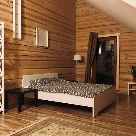 In A Scandinavian Style House Quarto em Acomodações Particulares